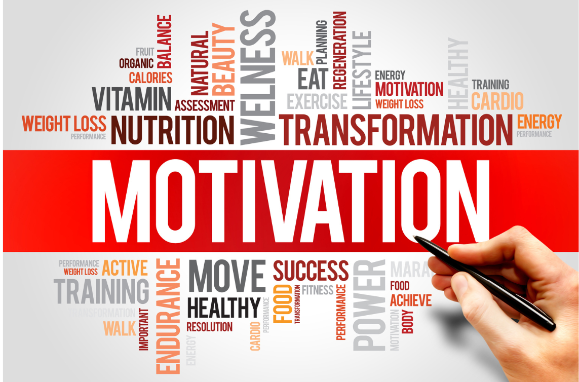 the word motivation with health related words around it