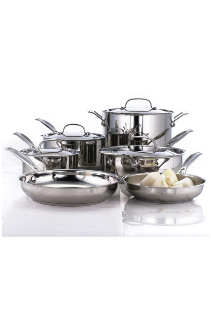 collection of pots and pans